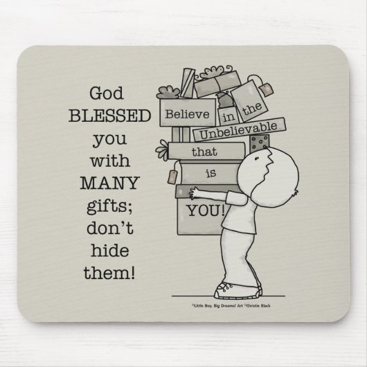 Zeigen Sie Ihre Geschenke Mousepad (Vorne)