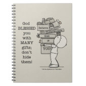 Zeigen Sie Ihre Geschenke Notizblock (Vorderseite)