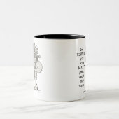 Zeigen Sie Ihre Geschenke Zweifarbige Tasse (Mittel)