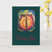 Zeigen Sie Ihre Liebe mit Glauben Karte (Gelbe Blume)