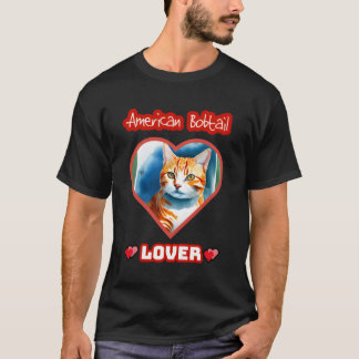 Zeigen Sie Ihre Liebe zur American-Bobtail-Katzenf T-Shirt