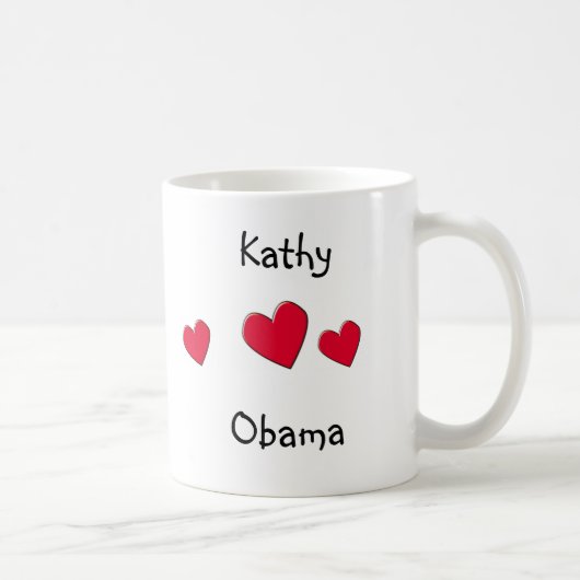 Zeigen Sie Ihre Obama-StützTasse Kaffeetasse (Rechts)