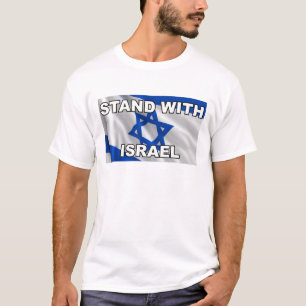 Zeigen Sie Ihre Solidarität. Stehen Sie Israel geg T-Shirt