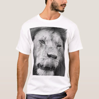 Zeigen Sie Ihre Stärke mit unserem Löwen-Print-Shi T-Shirt