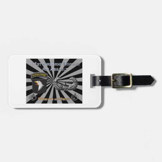 Zeigen Sie Ihren Stolz auf den einzigen Luftangrif Gepäckanhänger (Vorderseite horizontal)