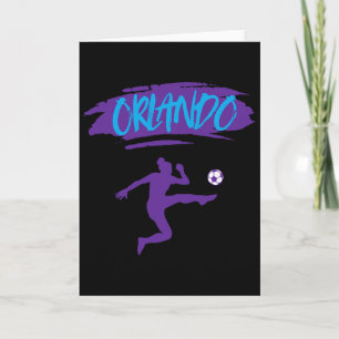 Zeigen Sie Ihren Stolz für Orlando Fan Support Sta Karte