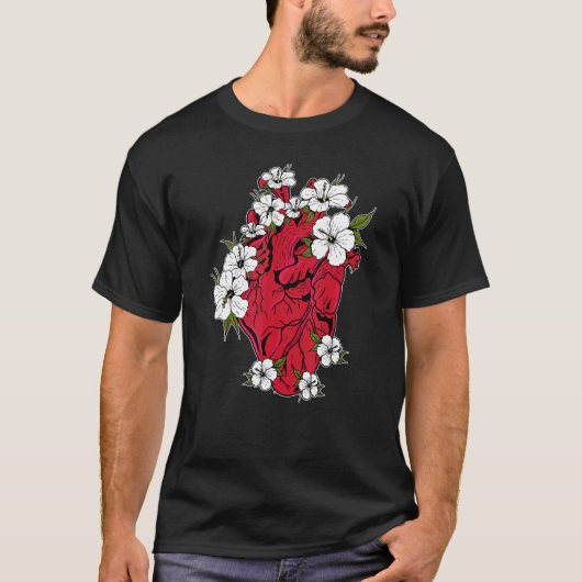 Zeigen Sie Ihrer Liebe Blumenarzt Anatomisches Her T-Shirt (Vorderseite)