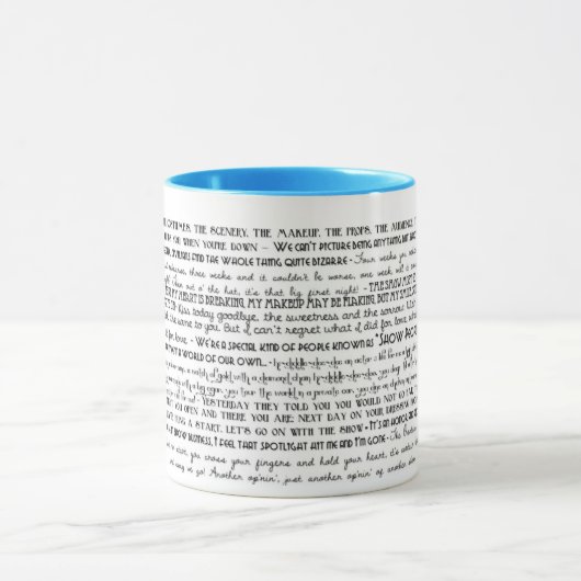 "Zeigen Sie Leute" Tasse (Zentrum)