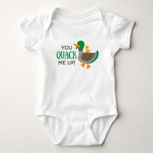 ZEIGEN SIE MICH auf Baby Ente Puff Strampler
