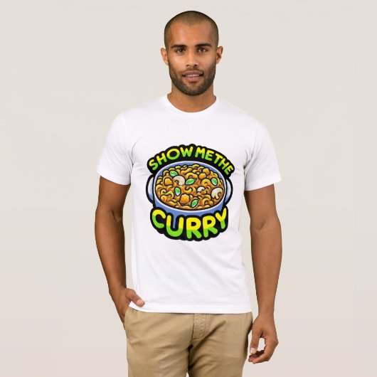 Zeigen Sie mir das Curry T-Shirt (Vorne ganz)