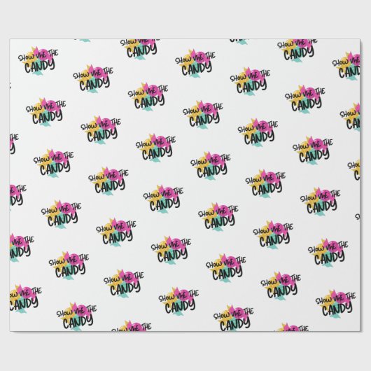 Zeigen Sie mir das Süßwarenpapier Geschenkpapier (Flach)