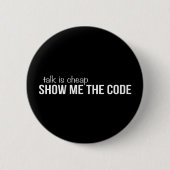 Zeigen Sie mir den Code Button (Vorderseite)