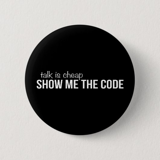 Zeigen Sie mir den Code Button (Vorderseite)