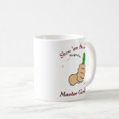 Zeigen Sie mir den Daumen Master Gardener Kaffeetasse (VorderseiteRechts)