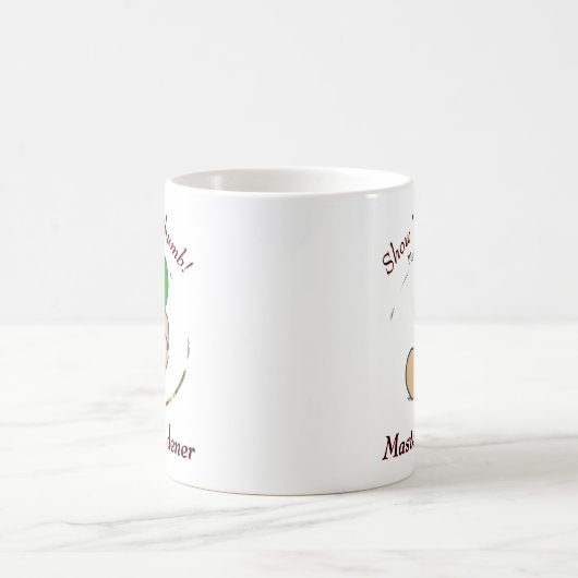 Zeigen Sie mir den Daumen Master Gardener Kaffeetasse (Mittel)