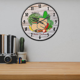 Zeigen Sie mir den Daumen Personalisierten Meister Große Wanduhr