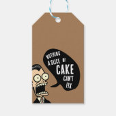 Zeigen Sie mir den Kuchen Geschenkanhänger (Vorderseite)