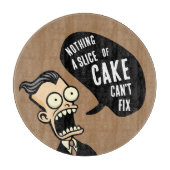 Zeigen Sie mir den Kuchen Schneidebrett (Vorderseite)