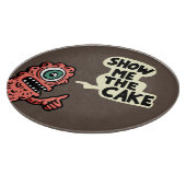 Zeigen Sie mir den Kuchen Schneidebrett (Ecke)