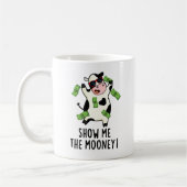 Zeigen Sie mir den Mooney Funny Cow Puff Kaffeetasse (Links)