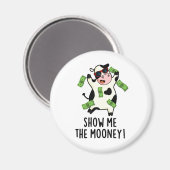 Zeigen Sie mir den Mooney Funny Cow Puff Magnet (Vorderseite/Rückseite)