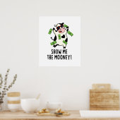 Zeigen Sie mir den Mooney Funny Cow Puff Poster (Küche)