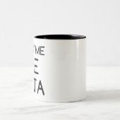 ZEIGEN SIE MIR DIE DATEN ZWEIFARBIGE TASSE (Mittel)