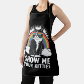 Zeigen Sie mir Ihre Kätzchen Funny Lesbian Gay Pri Schürze (InSitu)