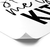 Zeigen Sie mir Ihre Kätzchen Zitat Funny Joke Typo Poster (Ecke)