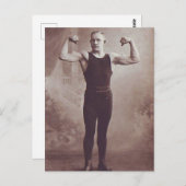 Zeigen Sie mir Ihre Muskeln Postkarte (Vorne/Hinten)