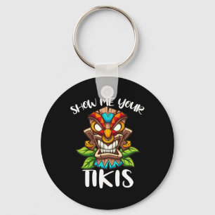 Zeigen Sie mir Ihre Tikis Hawaiian Tiki Maske Aloh Schlüsselanhänger