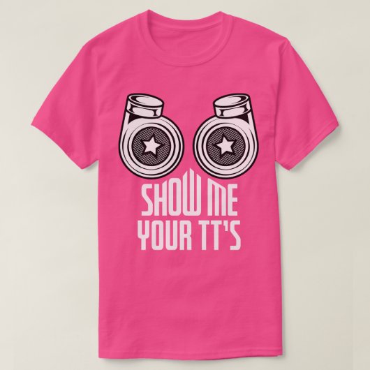 Zeigen Sie mir Ihre TTs Funny Twin Turbo Racing Pu T-Shirt (Design vorne)