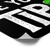 Zeigen Sie mir Ihren Tipp$ Funny Barkeeper Mixolog Poster (Ecke)