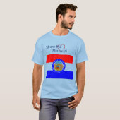 Zeigen Sie mir Liebe Missouri Uni-Sex Patriotic T  T-Shirt (Vorne ganz)
