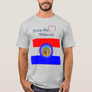 Zeigen Sie mir Liebe Missouri Uni-Sex Patriotic T T-Shirt