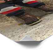 Zeigen Sie mir, wo es dem Soldaten und dem Kind sc Poster (Ecke)