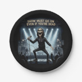 Zeigen Sie Muss auch bei Tot - Papierfächer - Tell Pappteller (Vorderseite)