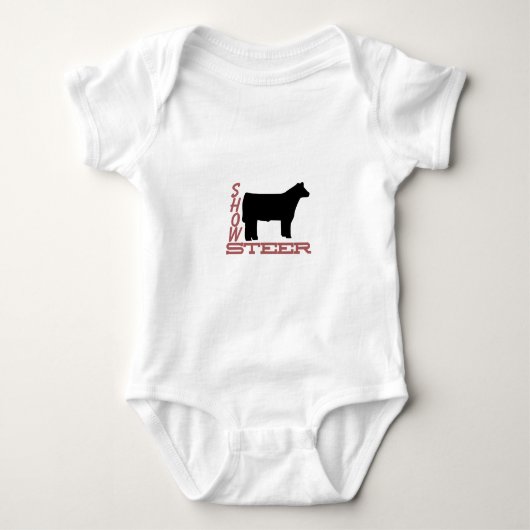 Zeigen Sie Ochsen Baby Strampler (Vorderseite)