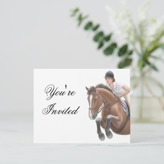 Zeigen Sie Pullover-Einladung Einladung (Stehend Vorderseite)