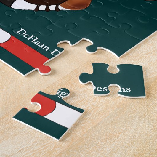 Zeigen Sie Pullover-Reiter-Puzzlespiel Puzzle (Seite)