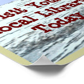 ZEIGEN Sie sich ein gutes Buch! Poster (Ecke)