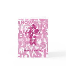 "Zeigen Sie sich" Notecard