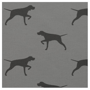 Zeiger-HundeSilhouette-Muster Stoff