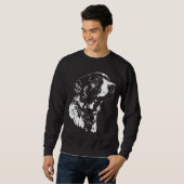Zeiger-Hundesweatshirt-deutsche Zeiger-Hundeshirts Sweatshirt (Vorne ganz)