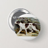Zeiger-Hundewasserfarbe Button (Vorne & Hinten)