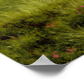 Zeiger in einer Landschaft, 19. Jahrhundert Poster (Ecke)