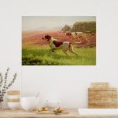 Zeiger in einer Landschaft, 19. Jahrhundert Poster (Küche)