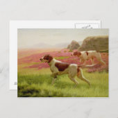 Zeiger in einer Landschaft, 19. Jahrhundert Postkarte (Vorne/Hinten)