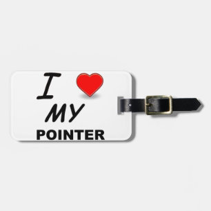 Zeiger-Liebe Gepäckanhänger