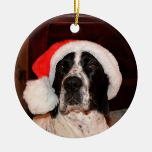 Zeiger-Liebe Keramikornament (Vorne)